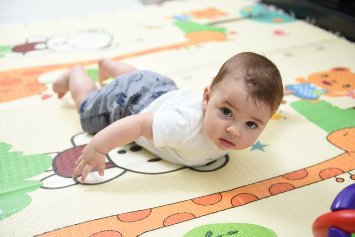 Bebê durante o atendimento